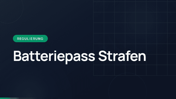 Batteriepass Strafen: Was bei Nichteinhaltung droht