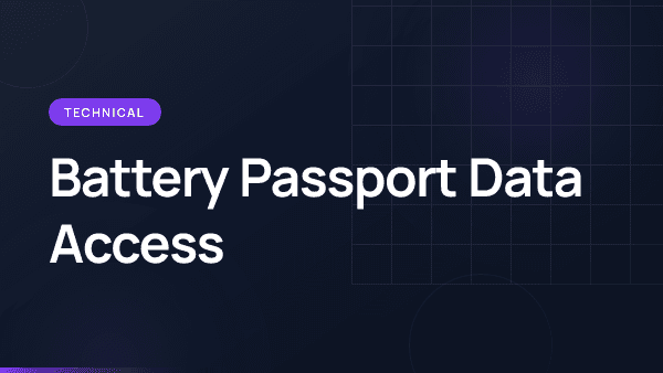 Battery Passport Data Access: What Becomes Public?