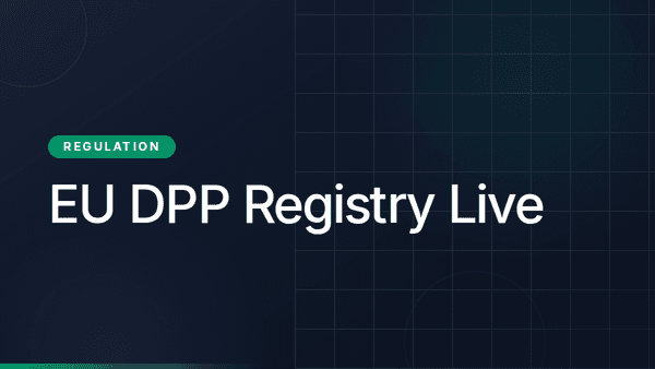The EU DPP registry is live: what the three July decisions mean for battery manufacturers