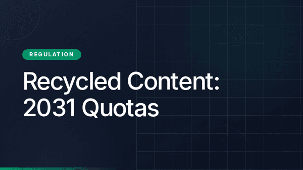 Battery Passport Recycled Content: 2031 Quotas