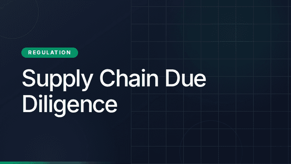 Supply Chain Due Diligence for Batteries